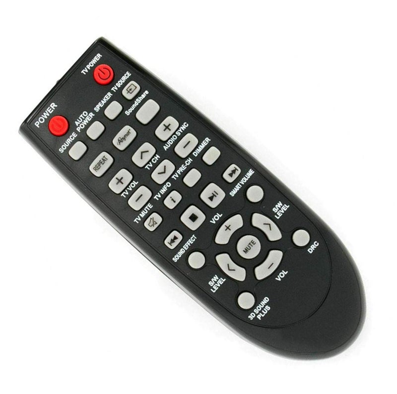 JustFine Replaced Remote Control Compatible for Samsung HW-D350/EN HW-D450/EN HW-D450/ZK HW-D551/ZA HW-E550 HW-F350 HW-F550/ZAZZ01 HW-FM45 HW-H551/ZA Home Theater Sound Bar System - Image 1